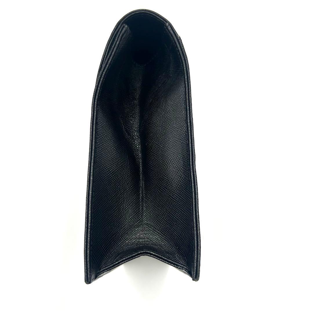 美品 サンローラン カサンドラ クラッチバッグ セカンドバッグ ブラック