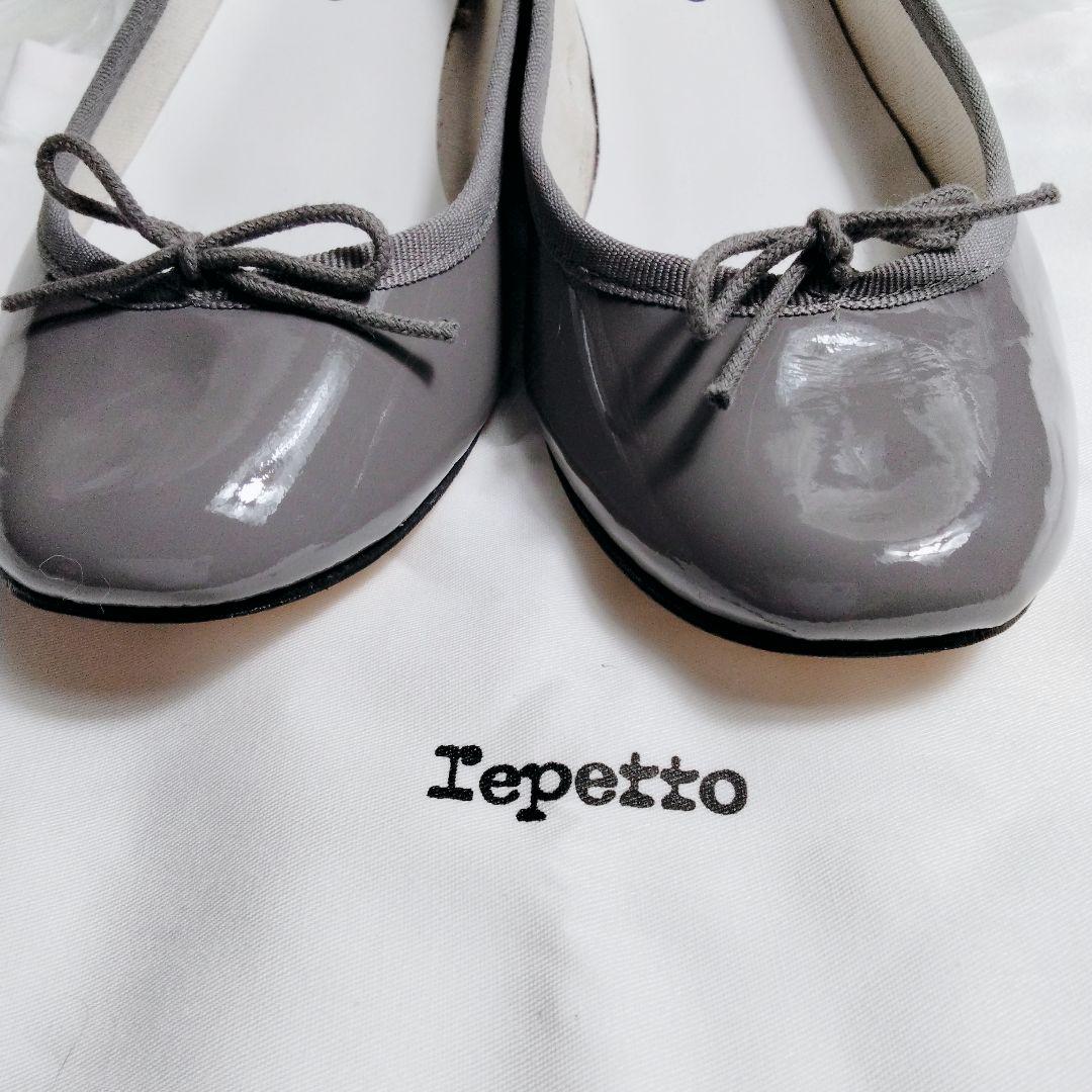 美品♪ repetto レペット カミーユ バレエシューズ エナメル 保存袋付