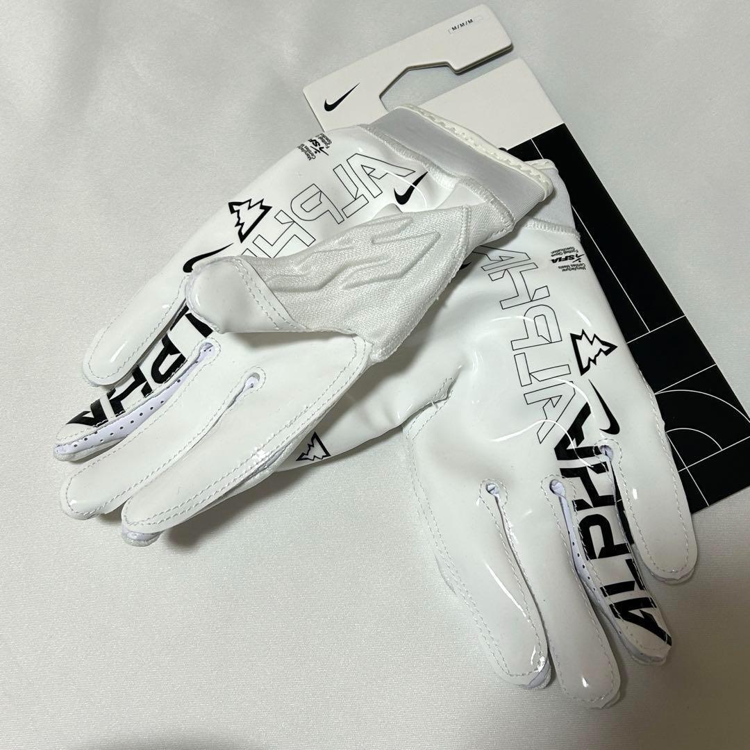 【新品】　アメフト NIKE SUPERBAD 6.0 グローブ WHITE M