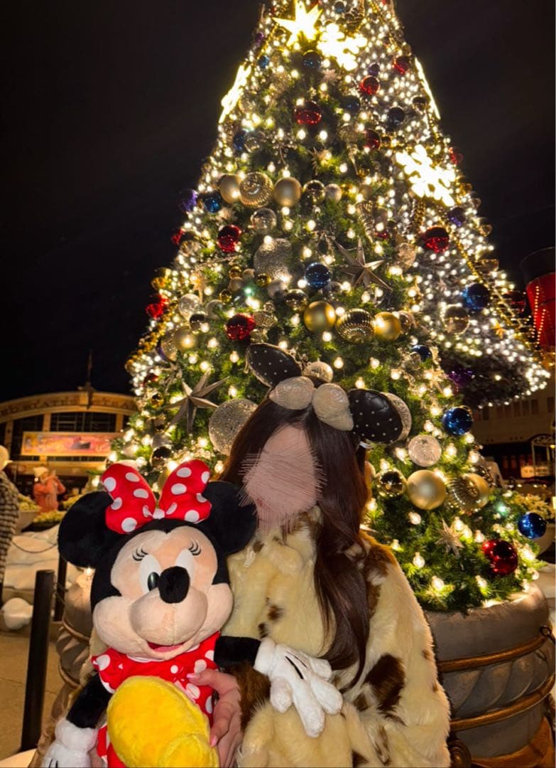 牛柄クロップドファーコート　ZARA