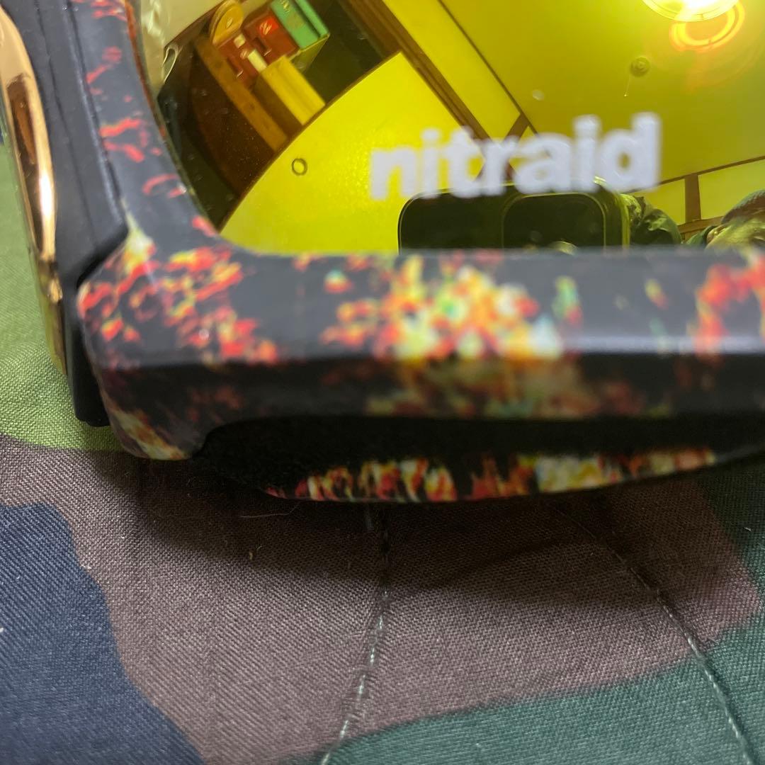 nitraid ✖️ burton AK REAL WEED柄ゴーグル