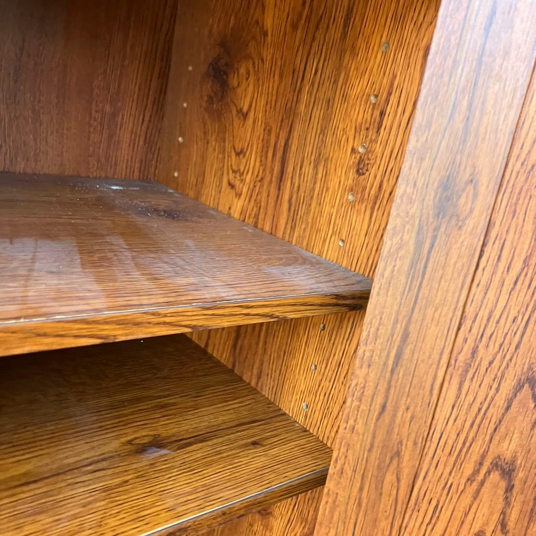 昭和レトロ 窓枠型扉 木製下駄箱 シューズラック サイドボード 古家具ビンテージ