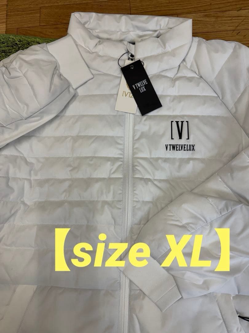 新品未使用正規品【V12/sizeXL】軽量中綿アウター　ストレッチタフタダウン