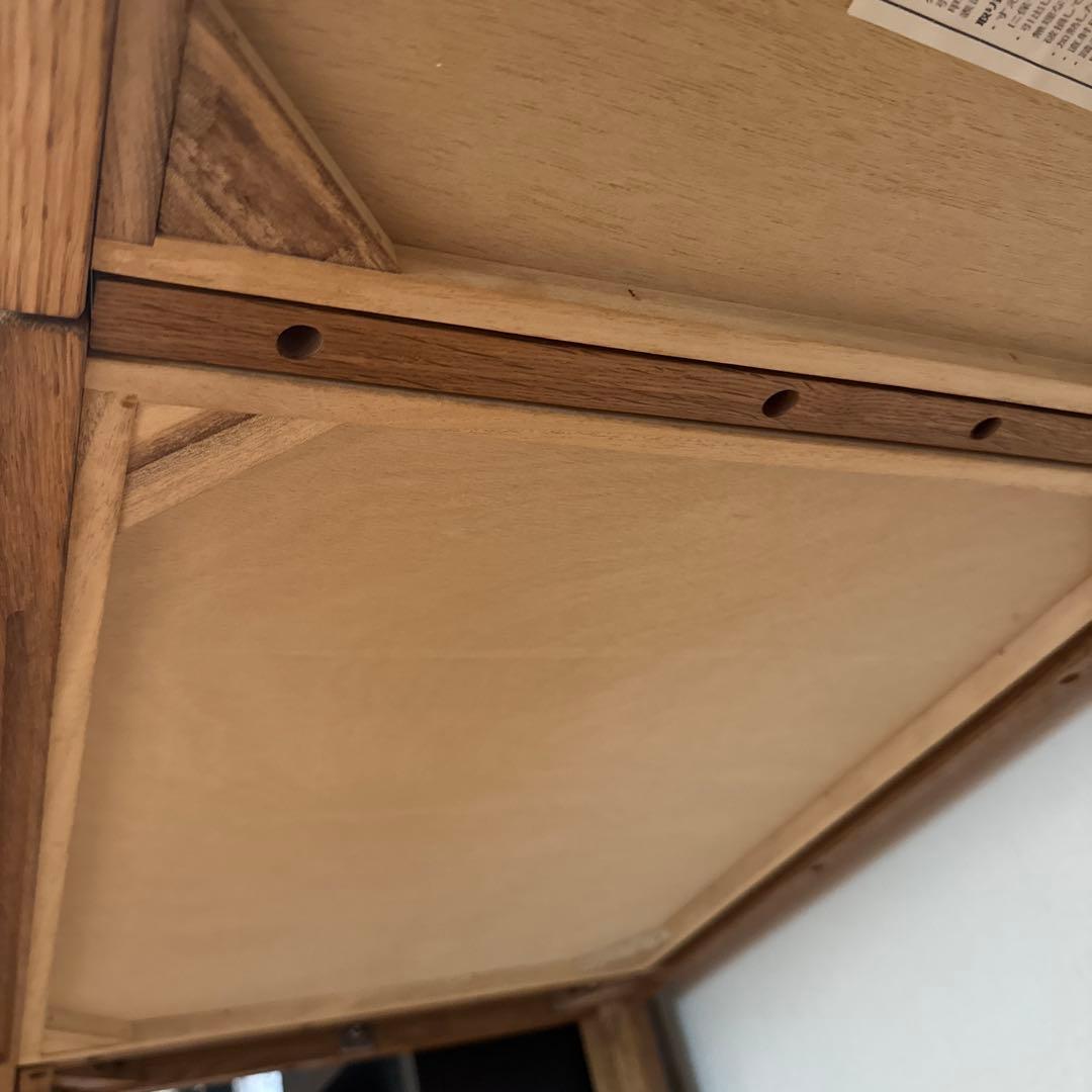 無印良品　オーク材机