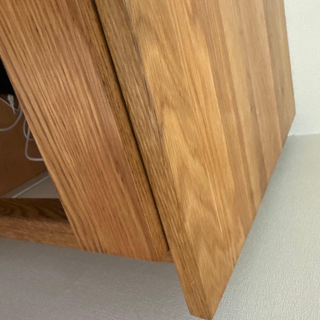 無印良品　オーク材机