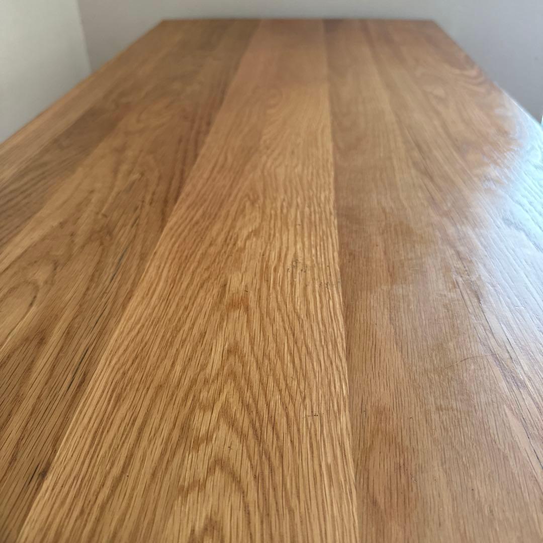 無印良品　オーク材机