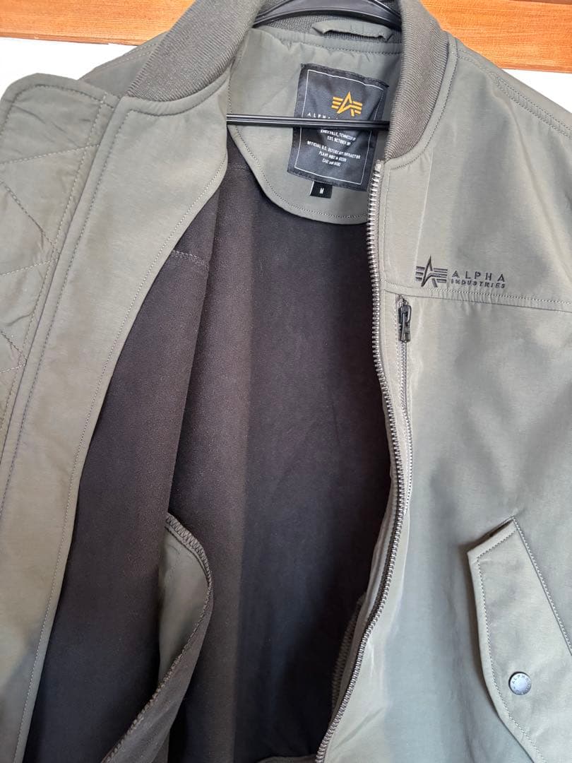 半額！新品未使用　ALPHA MA-1 フライトジャケット M グレー