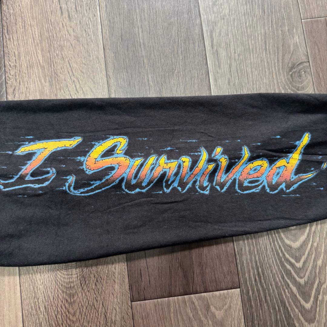 00sUSA製 ハーレーダビッドソン ブラック ドラゴン ブルーフレイム ロンT