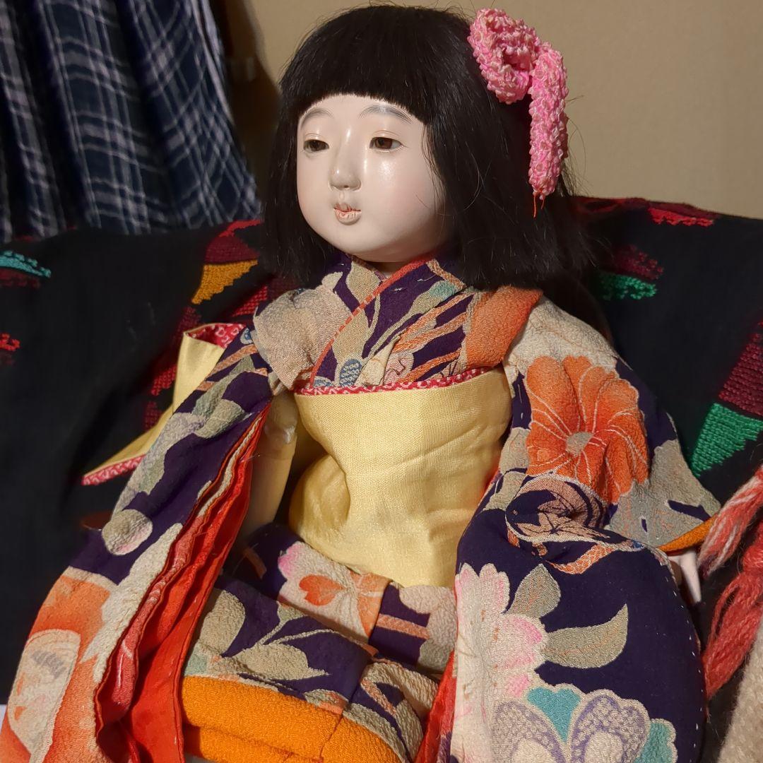 大難あり　銘あり　とても可愛らしい市松人形　12号