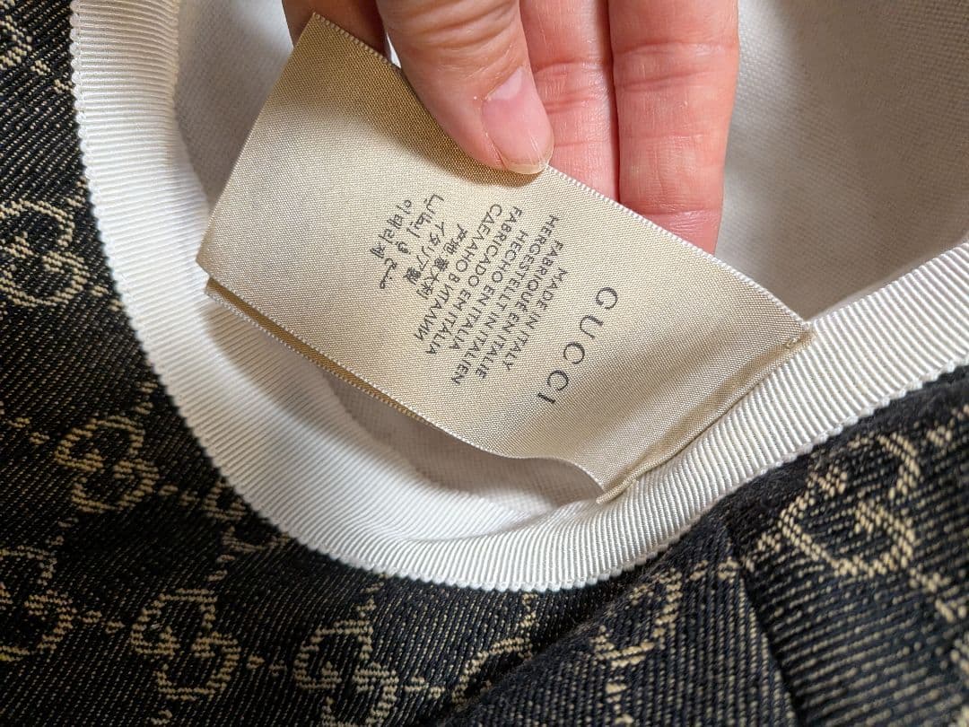 GUCCI GGパターン バケットハット 保存袋付き