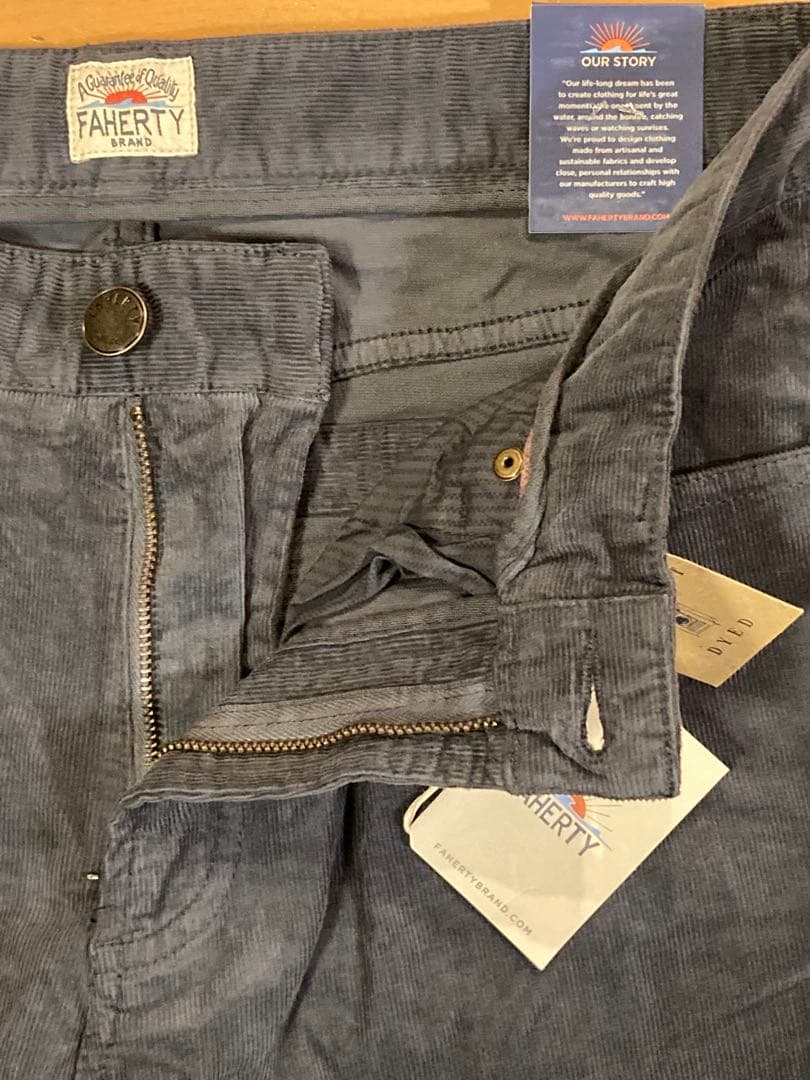 【新品未使用】ファリティ ブランド コーデュロイ 5ポケットパンツ 30インチ