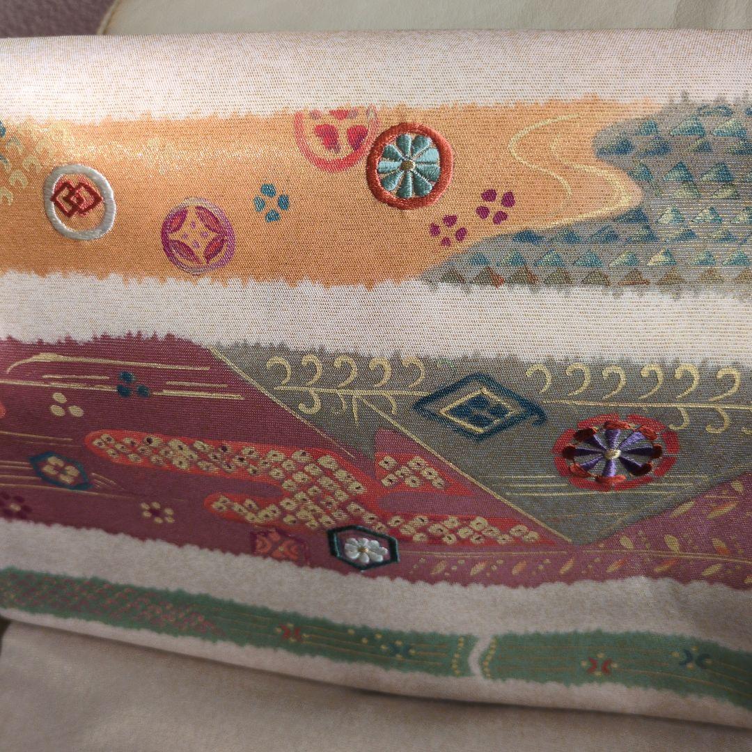 お太鼓　作り帯　ワンタッチ作り帯　　正絹