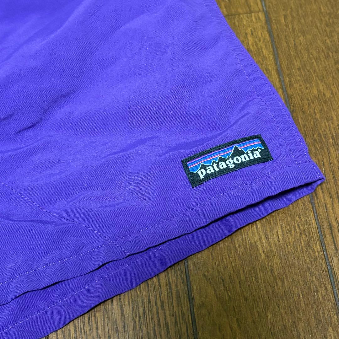 パタゴニア 紫色 パギーショーツ　5インチ