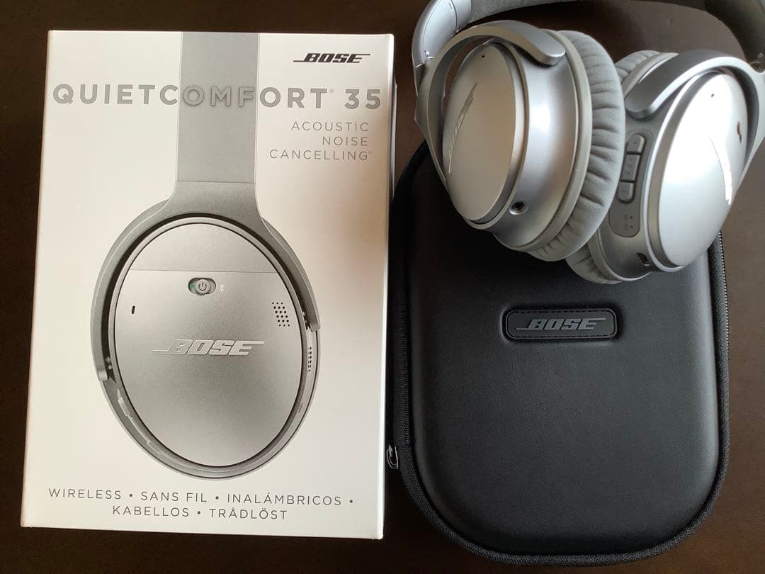 【希少】BOSE QuietComfort 35 ワイヤレスヘッドホン シルバー
