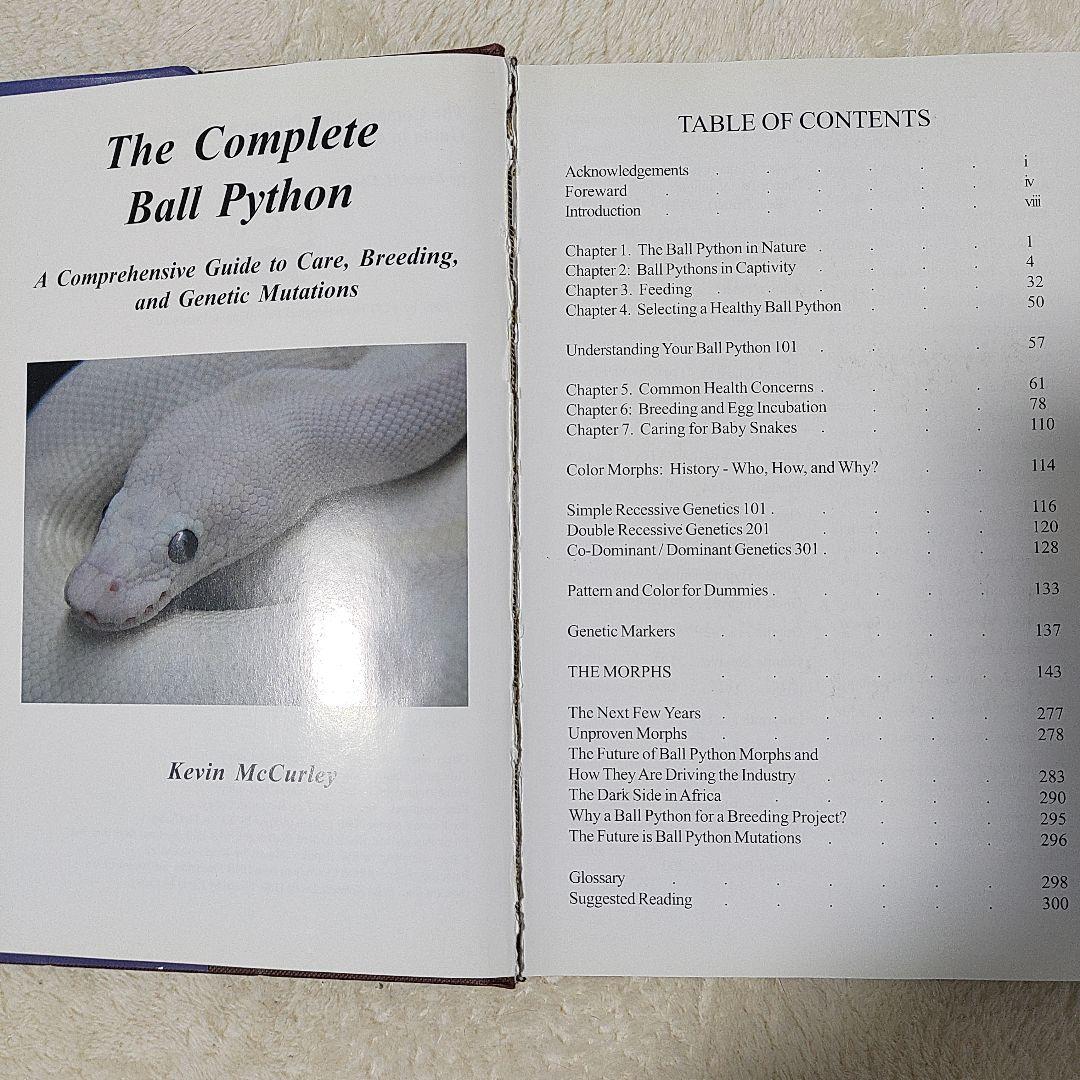 洋書 The Complete Ball Python Kevin McCurley