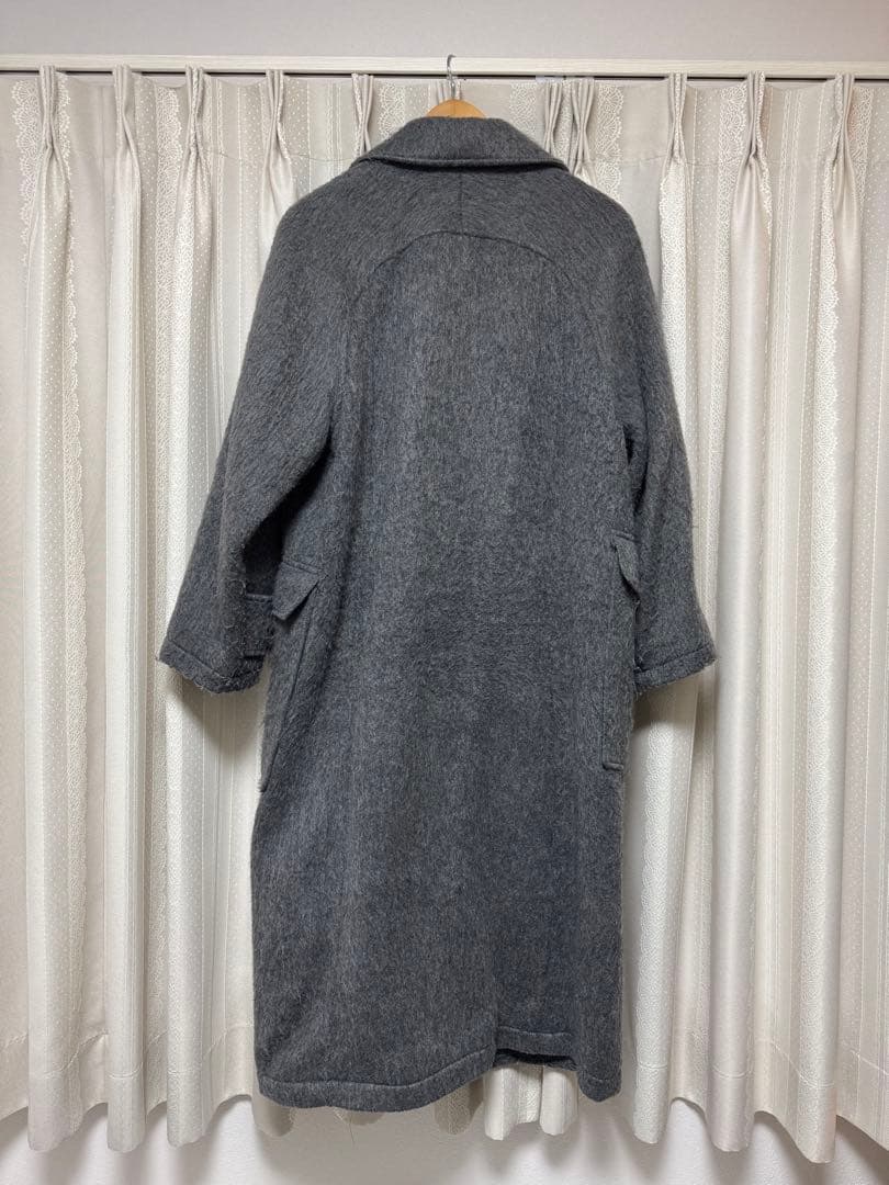 MURUA（ムルーア）シャギーオーバーコート グレー