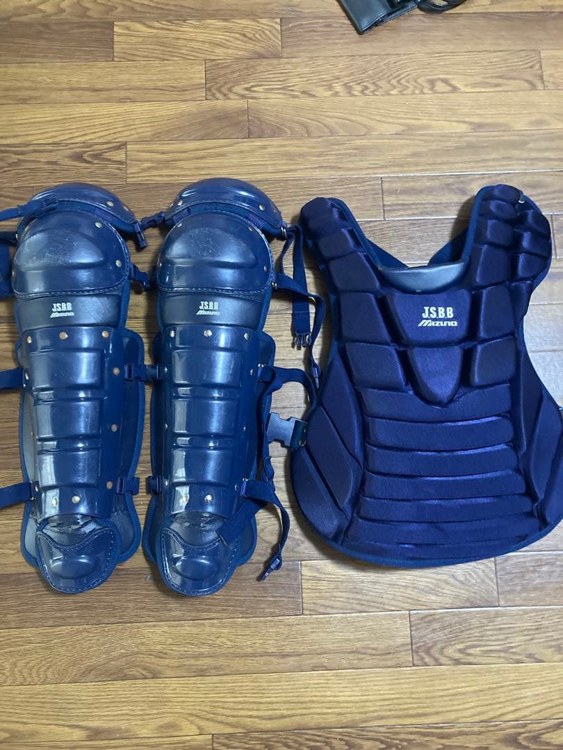 Mizuno JSBB キャッチャー用防具 ネイビー