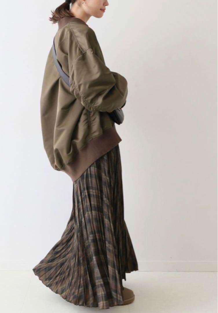 新品　フレームワーク FRAMeWORK ナイロンツイルMA-1 カーキ38