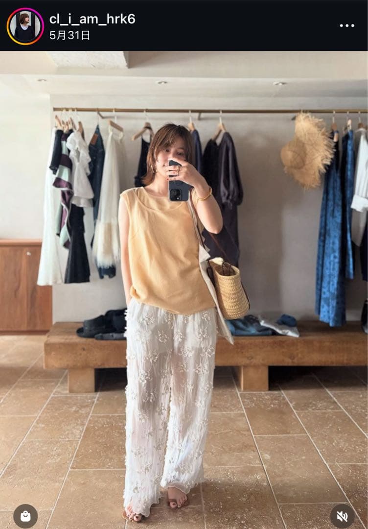 Mさま専用クリンクルsheer cotton 3D embroidery