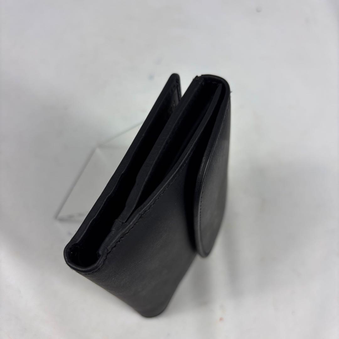 美品　GUCCI　グッチ　二つ折り財布　G金具　レザー　ブラック　レッド