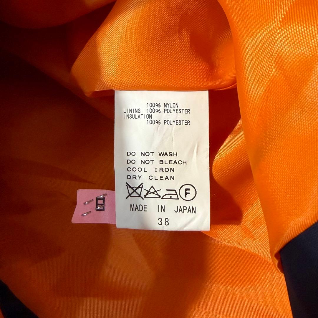 CINOH キルティング ロングコート MA-1デザイン