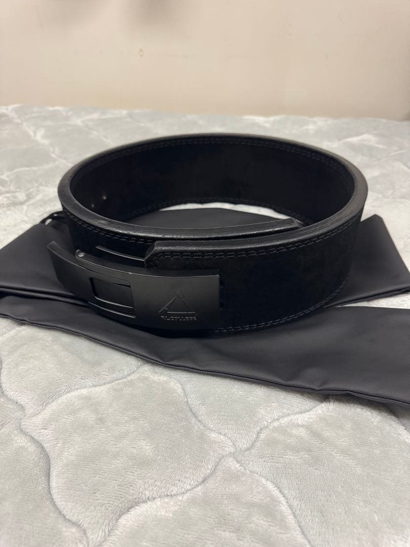 P.L.COLLEGE パワーベルト ブラック　レバーアクション　筋トレ