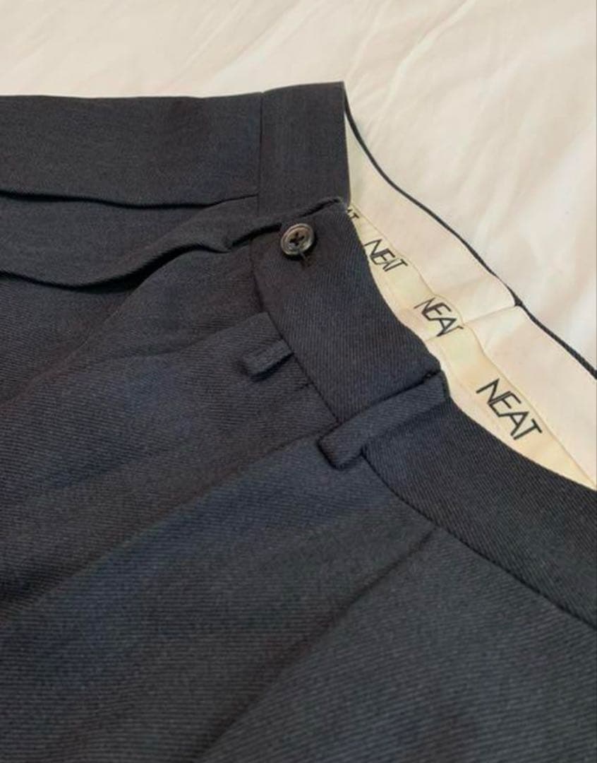 NEAT T/W SERGE TAPERED テーパード グレー 44