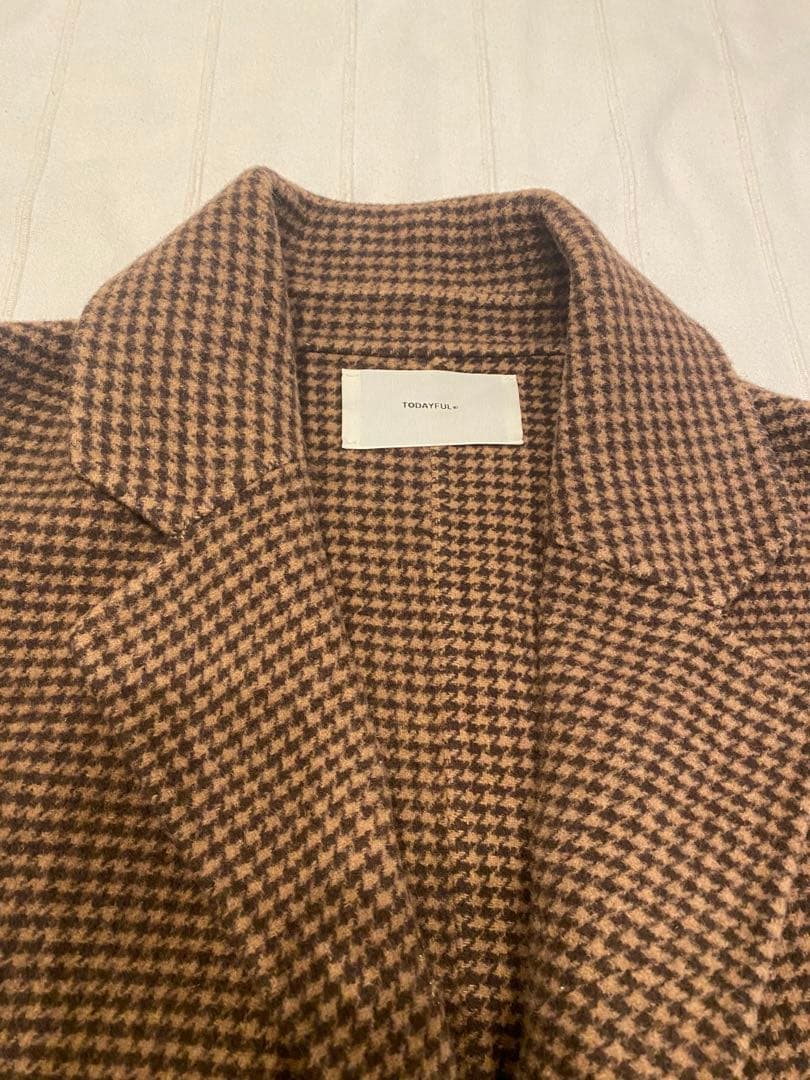 ✺TODAYFUL(トゥデイフル)オーバーチェックコート