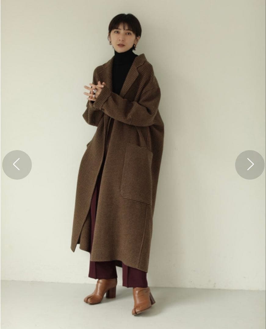 ✺TODAYFUL(トゥデイフル)オーバーチェックコート