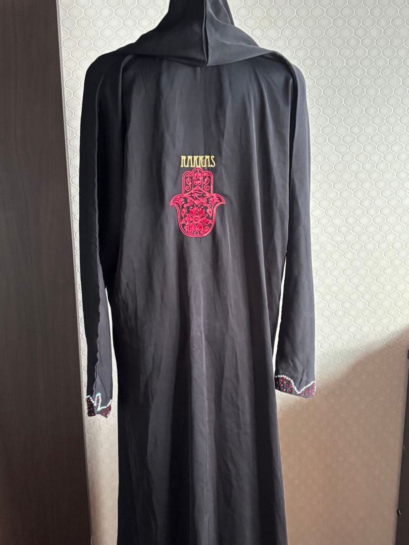 エジプト製　装飾フード付き　ガラベーヤ　ガラベイヤ