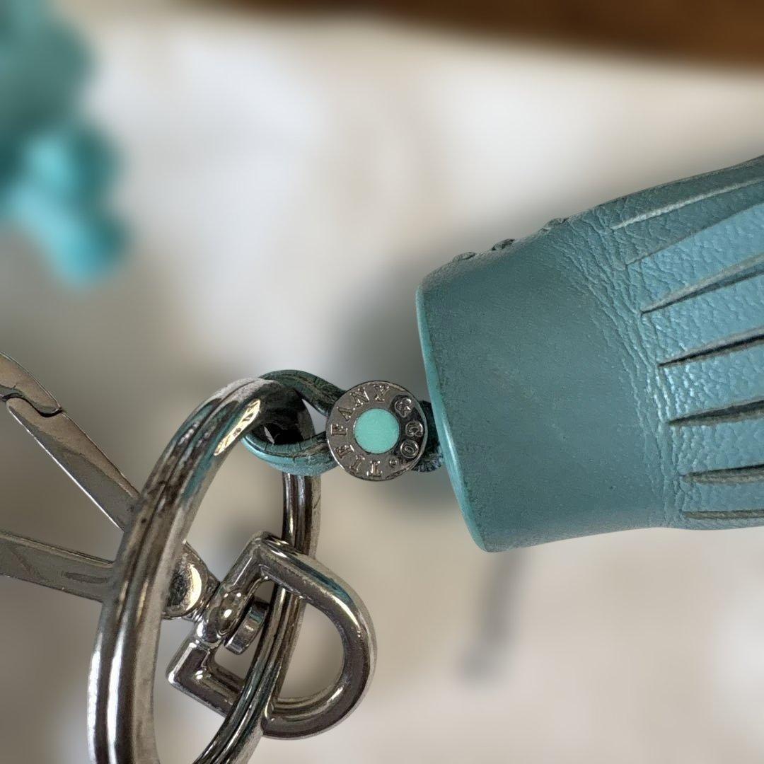 美品 TIFFANY&Co.ティファニーキーホルダーチャーム