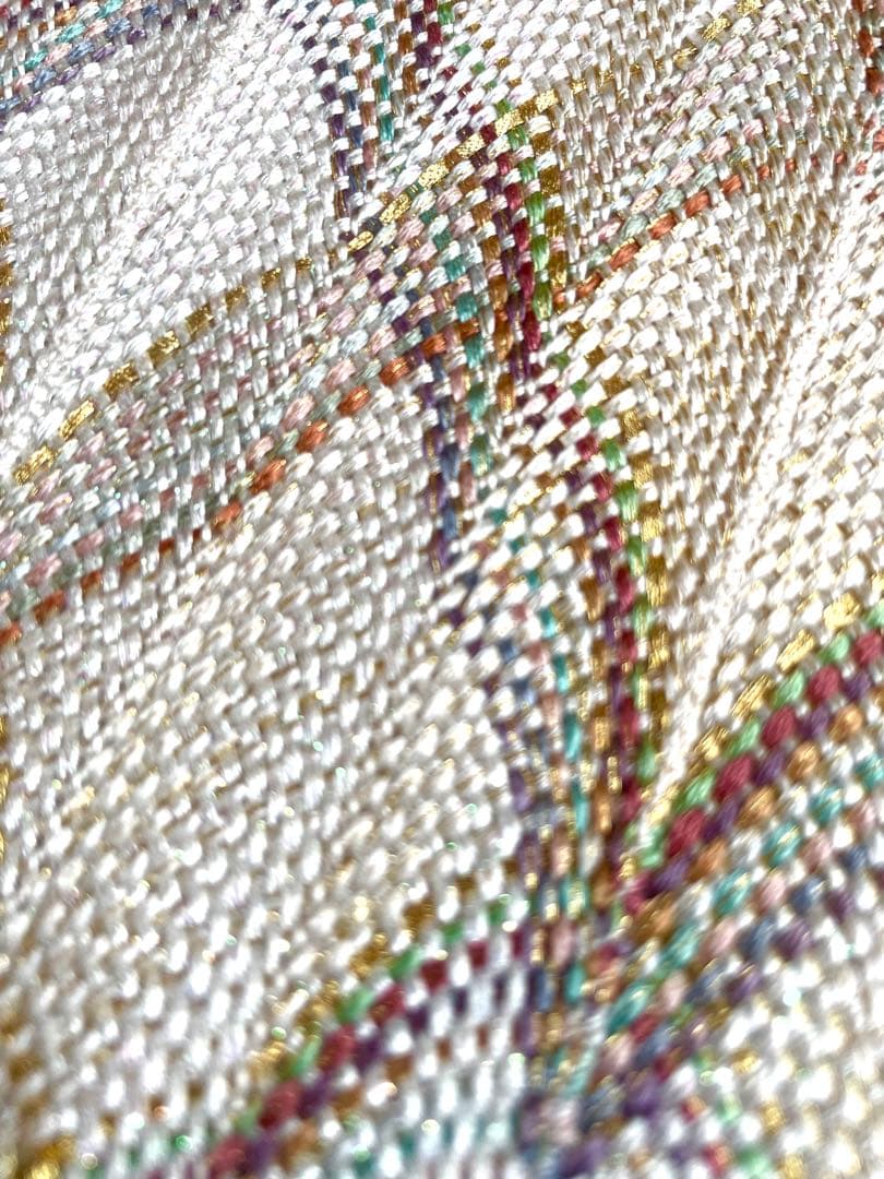 極美品）ひなや工房　組み織　袋帯　正絹