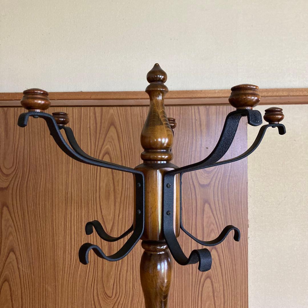 カリモク　美品　ポールハンガー