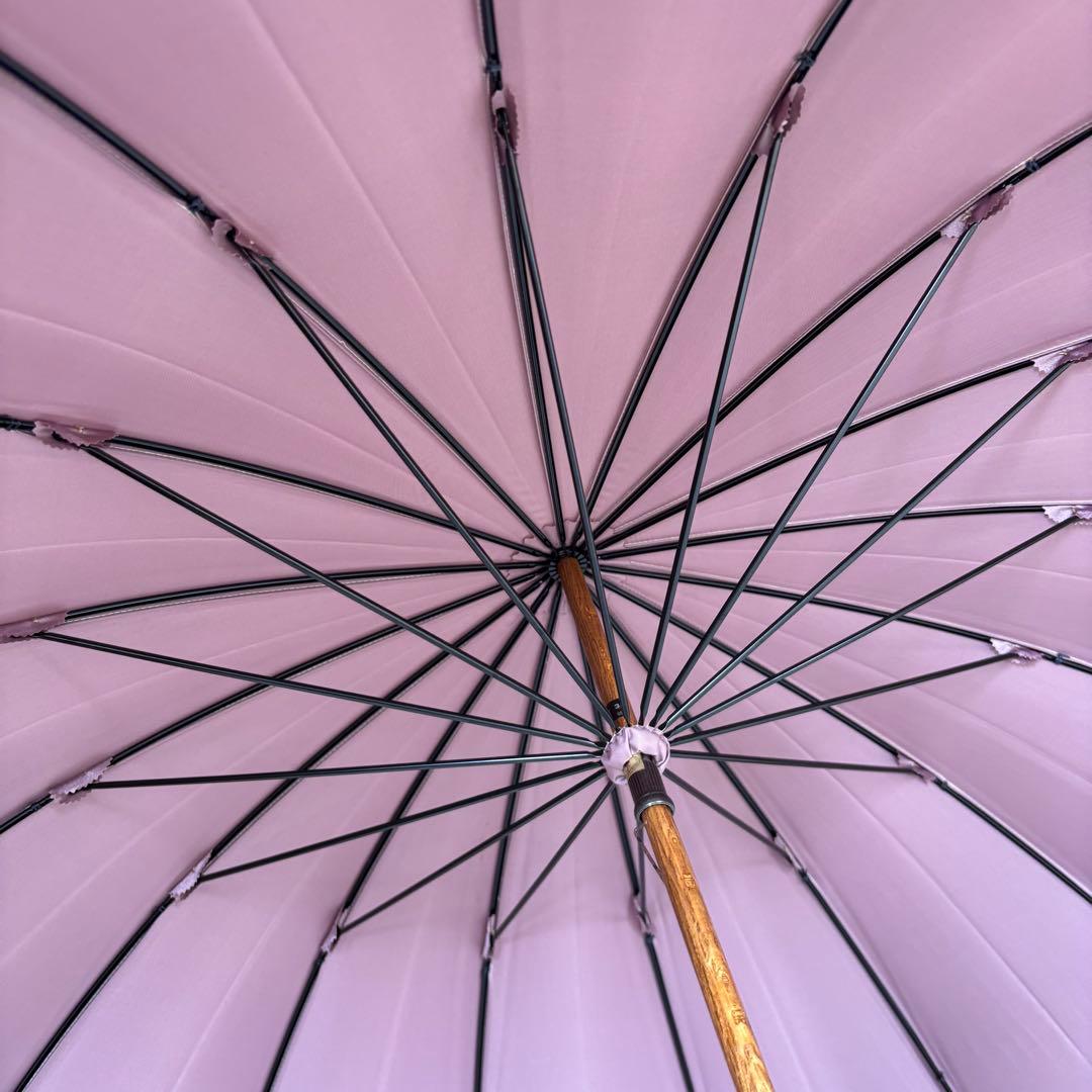 【未使用・保管品】前原光榮商店　レディース雨傘　タグ、タッセル付き　ポリエステル