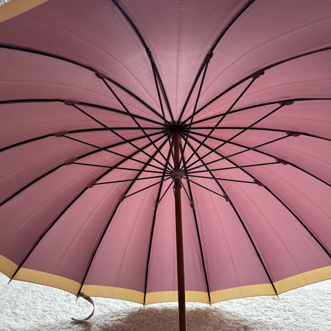 【未使用・保管品】前原光榮商店　レディース雨傘　タグ、タッセル付き　ポリエステル