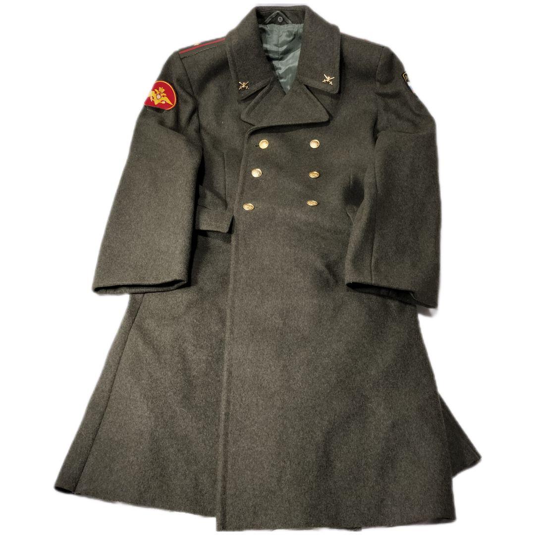 ロシア軍 実物 РУСЬ製 ロシア陸軍 旧型 ロングコート 50-3