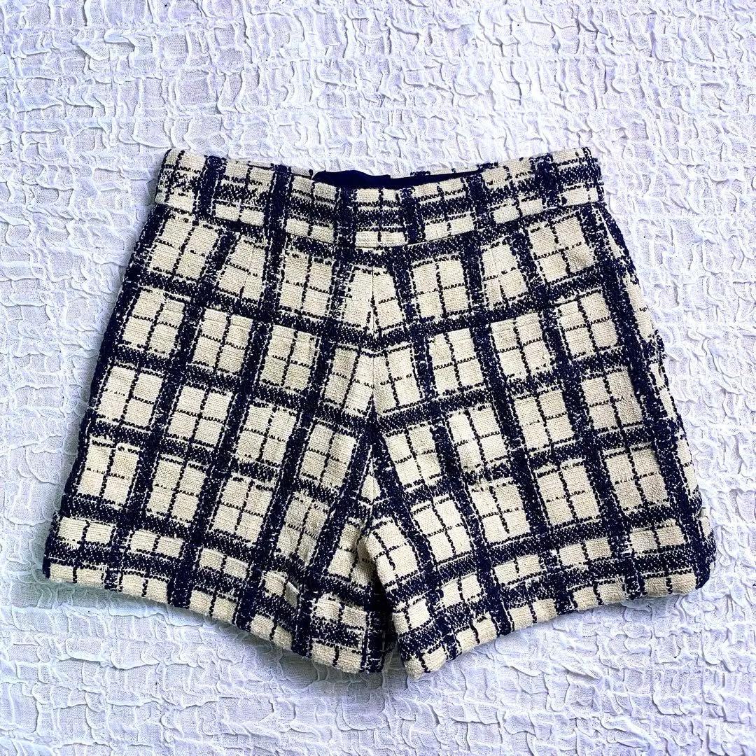 Christian Dior ディオール ツイード　チェック柄　ショートパンツ