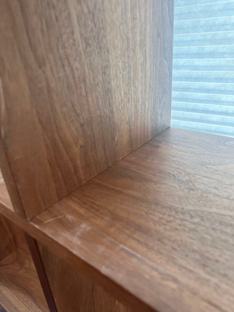 無印良品　スタッキングシェルフ　オーク材　ウォールナット