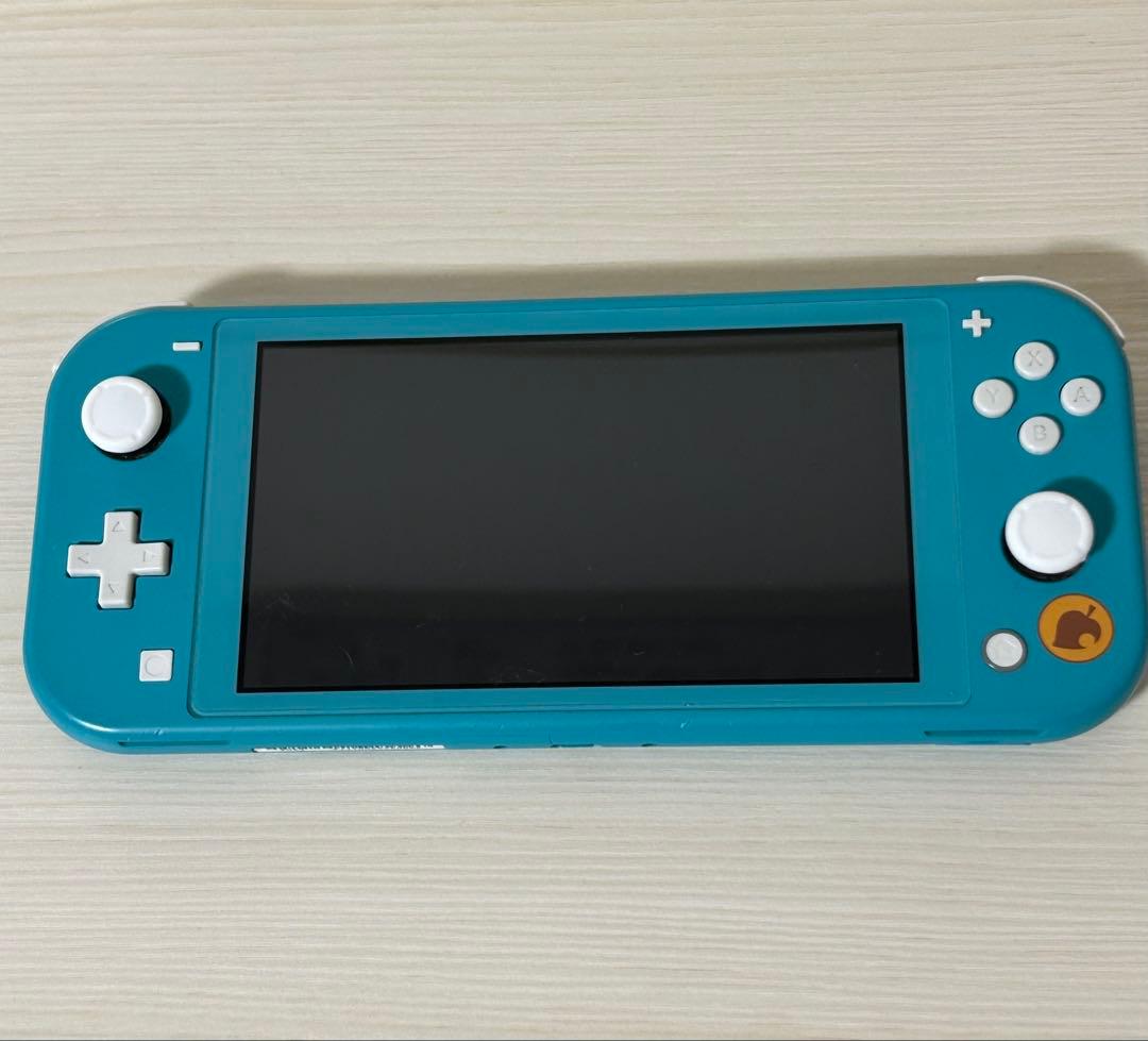 switchライト　本体　どうぶつの森セット まめきち&つぶきちアロハ柄