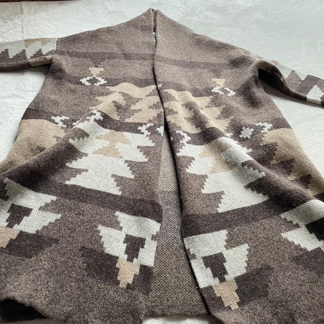 美品✨ドゥーズィエムクラス　カナディアンニットジャカードコート