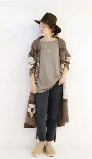 美品✨ドゥーズィエムクラス　カナディアンニットジャカードコート