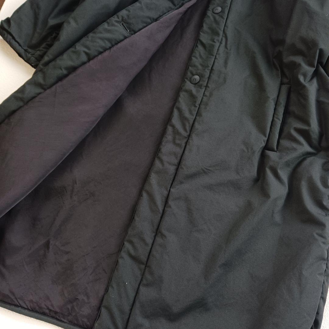 オローネ　フォーカスウォームコート　ブラック　ノーカラー　ロングコート　日本製