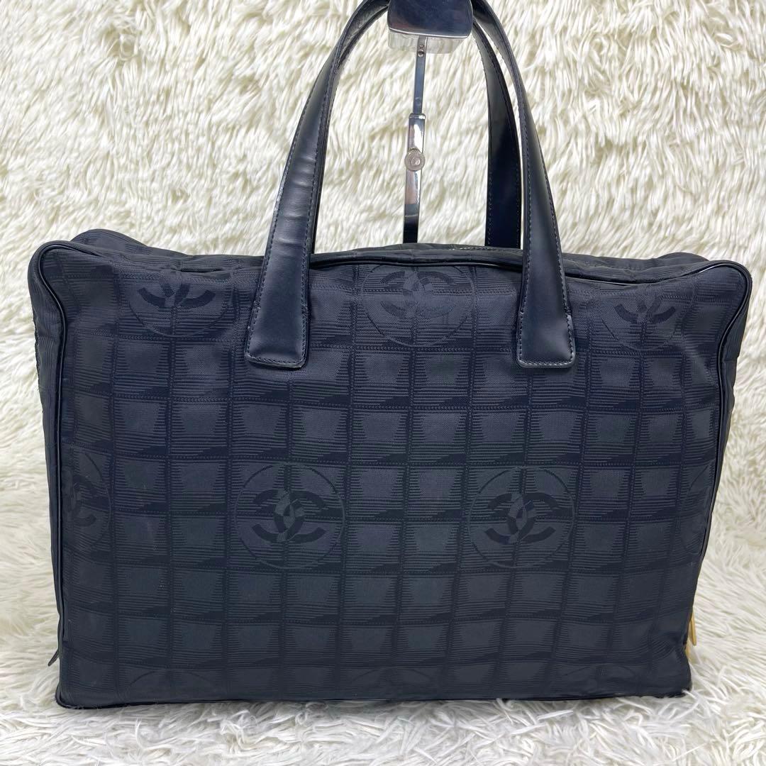 CHANEL シャネル　ブリーフケース　ニュートラベルライン　ナイロン　ロゴ刺繍
