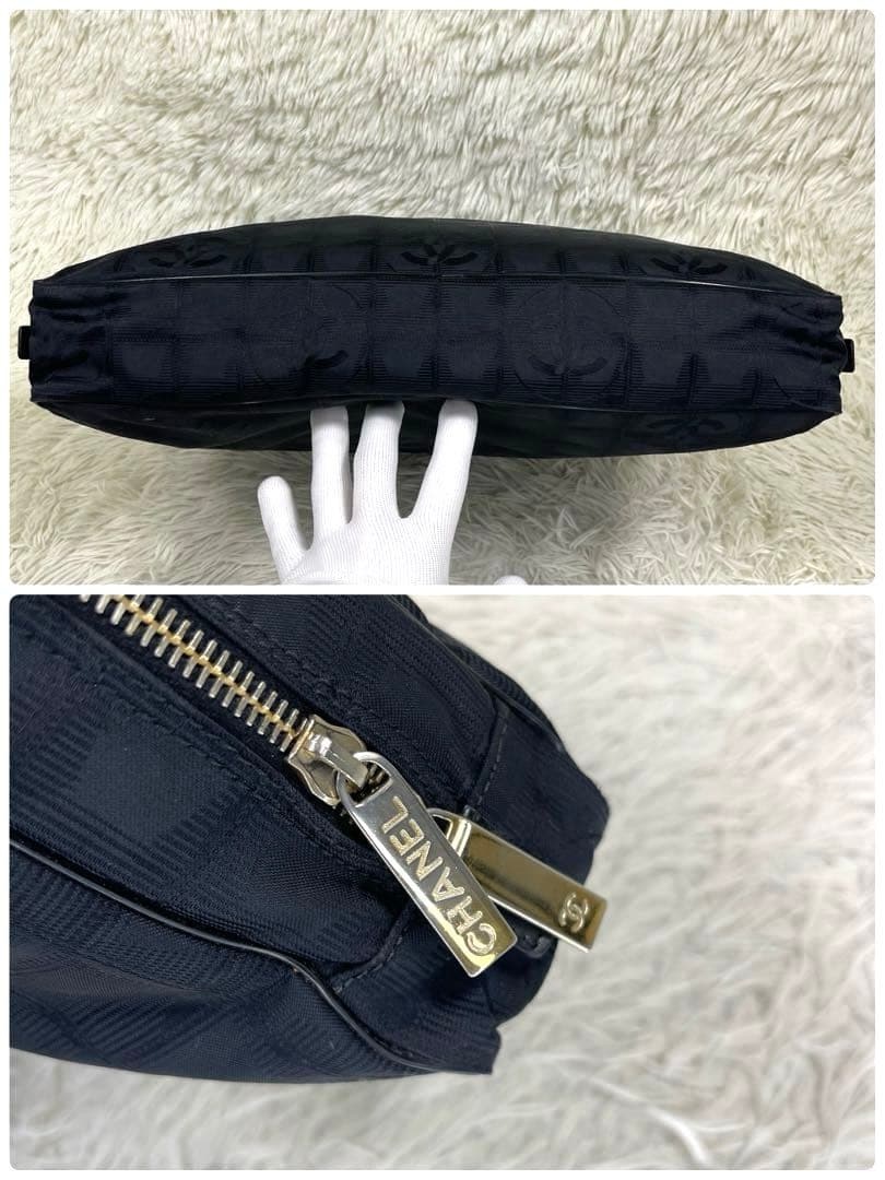 CHANEL シャネル　ブリーフケース　ニュートラベルライン　ナイロン　ロゴ刺繍