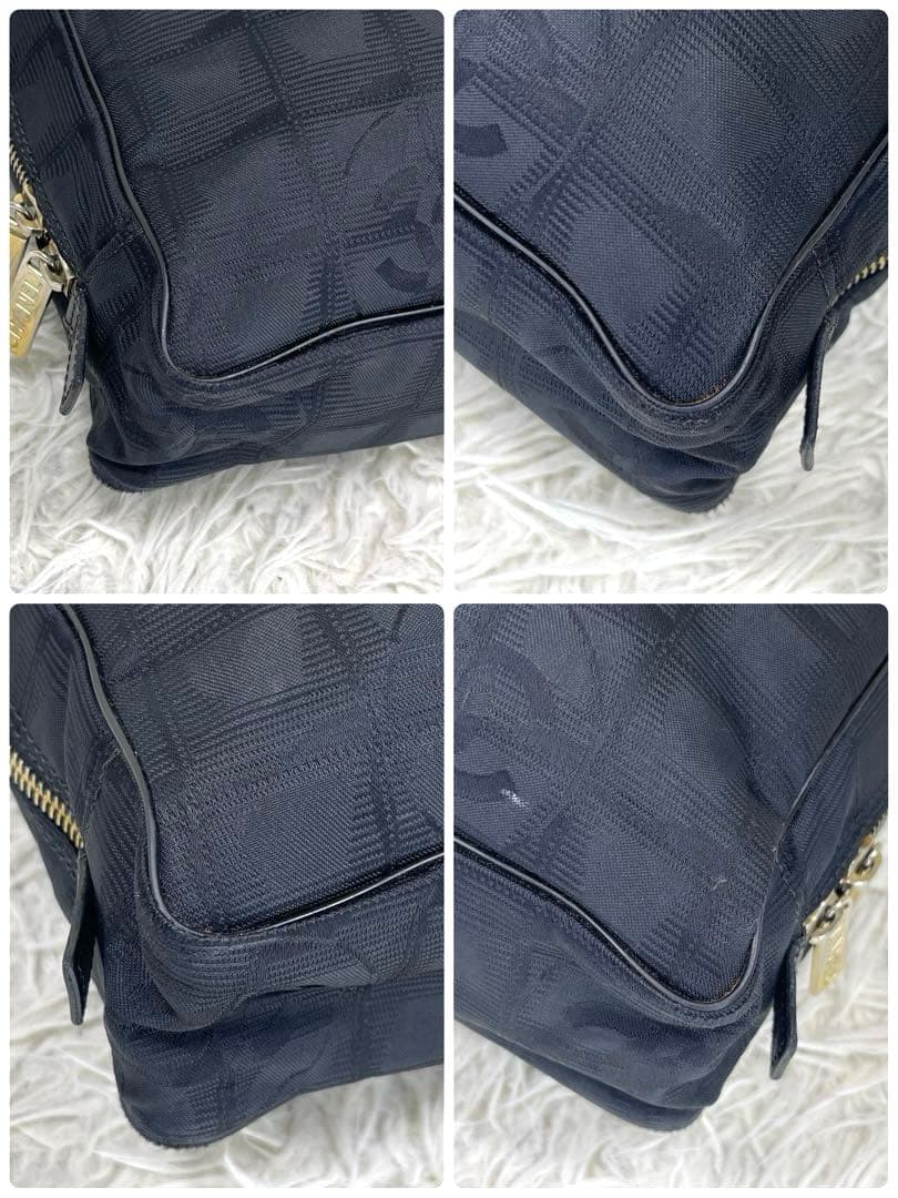 CHANEL シャネル　ブリーフケース　ニュートラベルライン　ナイロン　ロゴ刺繍