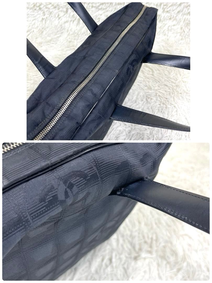 CHANEL シャネル　ブリーフケース　ニュートラベルライン　ナイロン　ロゴ刺繍