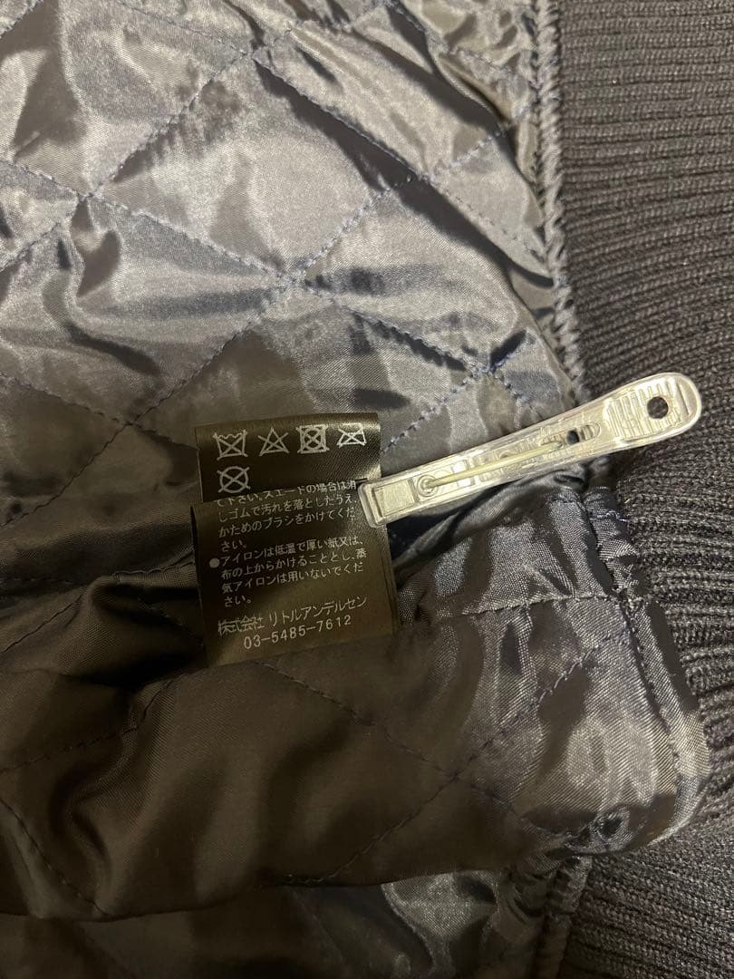 JOEY HYSTERIC PANDA MANIA刺繍 レザースリーブスタジャン