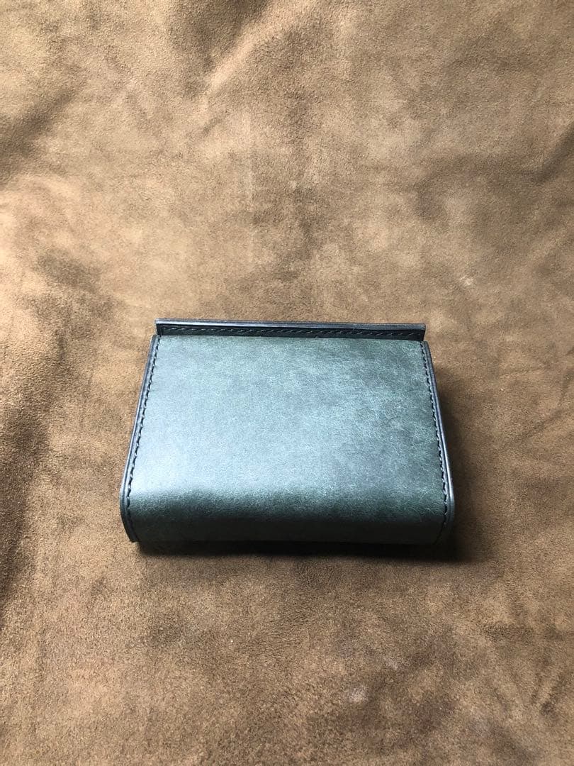 エムピウ ミッレフォッリエ風　革財布　ハンドメイド　手縫い