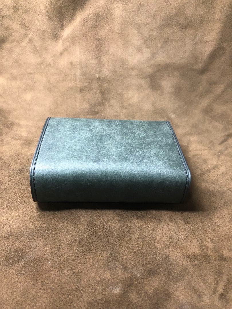 エムピウ ミッレフォッリエ風　革財布　ハンドメイド　手縫い