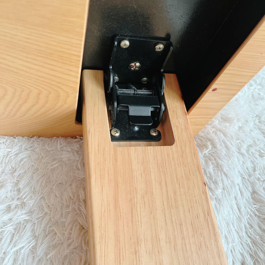 折りたたみ】協立工芸 天然木 木製 ローテーブル